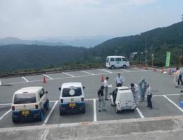 写真:試乗会の様子