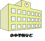 イラスト:小中学校など