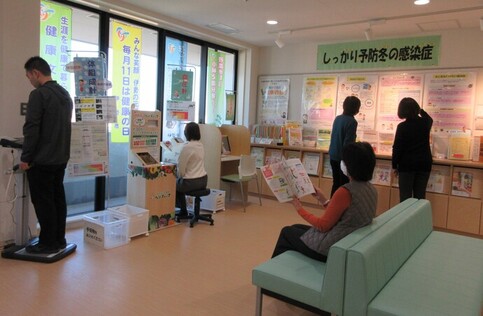 写真:健康テラスの様子