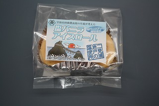 写真:塩バニラアイスロールパッケージ