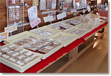 写真:餅陳列の様子