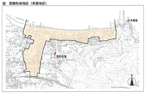 地図:景観形成地区