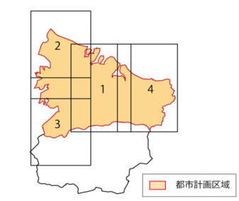 特定用途制限地域図 図郭