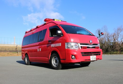 写真:指揮車