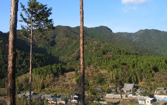 写真:山々が広がる風景