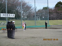 写真:会場での挨拶の様子