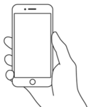 イラスト:スマートフォン