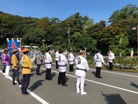 写真:会場での挨拶の様子