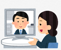 イラスト:オンライン面接