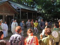 写真:会場での挨拶の様子
