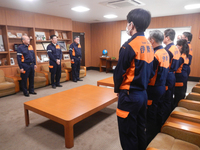 写真:会場での挨拶の様子