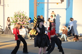 写真 マキタマシロさんのイベント披露の様子