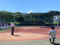写真:会場での挨拶の様子