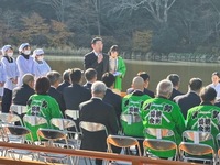 写真:会場での挨拶の様子