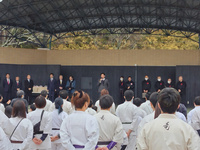 写真:会場での挨拶の様子
