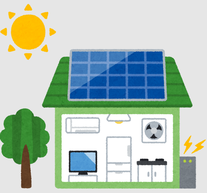 イラスト：太陽光発電