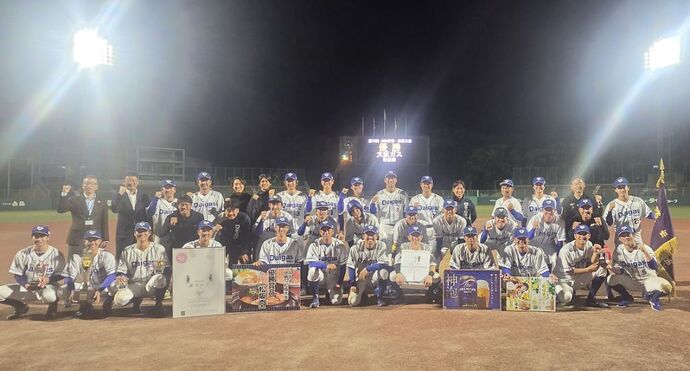 優勝した大阪ガスチーム