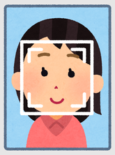 イラスト:顔認証